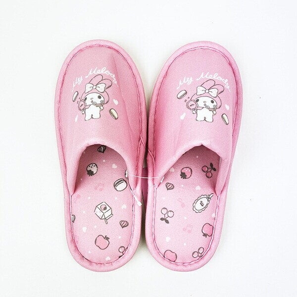 サンリオ マイメロディ ガーリースイート スリッパ 約22cm～24cm対応 ルームシューズ ピンク