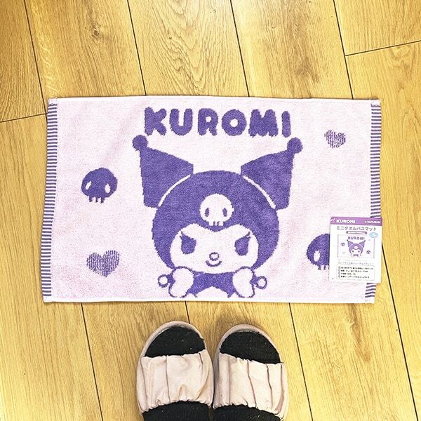 サンリオ クロミ ミニタオルバスマット うきうき  パープル Sanrio