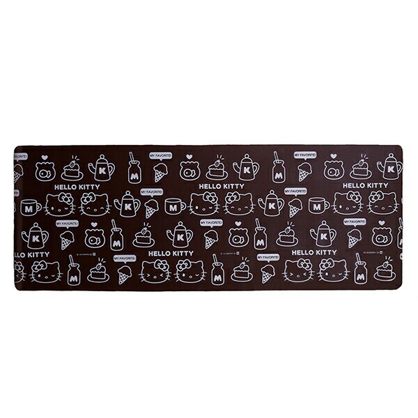 サンリオ ハローキティ 透明キッチンマット キティちゃんとミミィちゃん(S) Sanrio 【45×120cm】