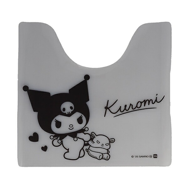 サンリオ クロミ 透明トイレマット モノクロあるき Sanrio