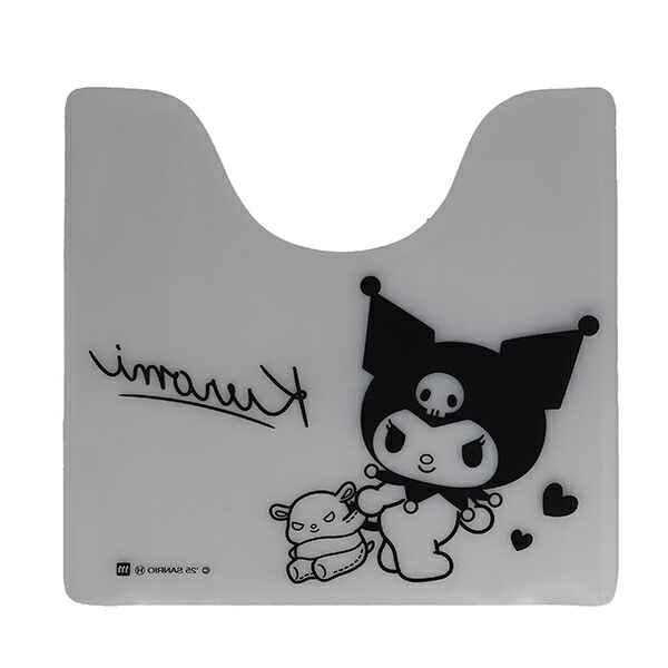 サンリオ クロミ 透明トイレマット モノクロあるき Sanrio