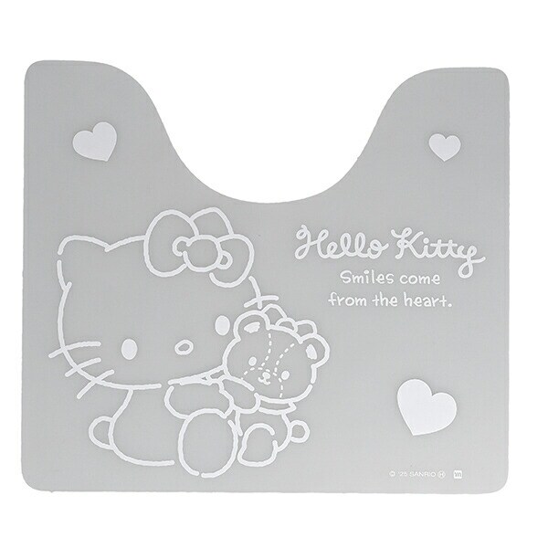 サンリオ ハローキティ 透明トイレマット ふんわりキティちゃん Sanrio