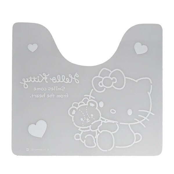 サンリオ ハローキティ 透明トイレマット ふんわりキティちゃん Sanrio