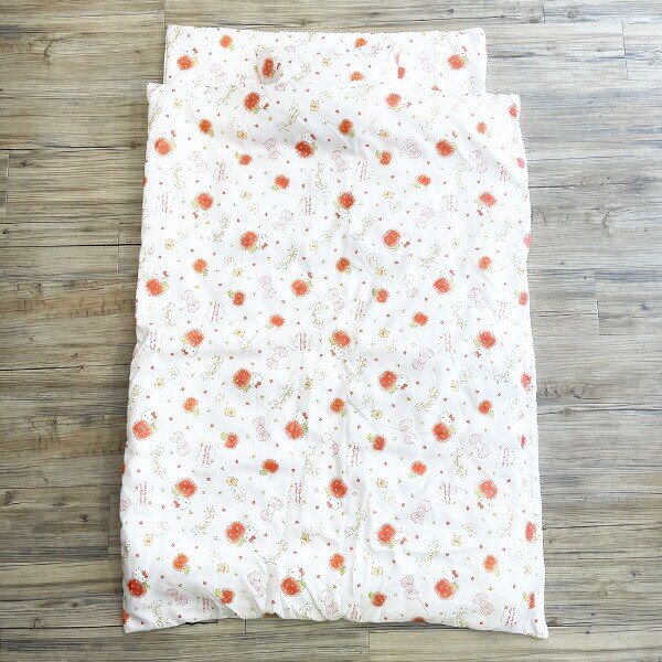 サンリオ ハローキティ お昼寝布団 7点セット (ドリーミーアップル) 子供用 Sanrio