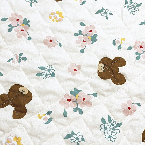 くまのがっこう コットカバー ブルーミングピンク ベビー キッズ