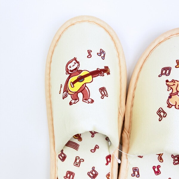 おさるのジョージ シンギングジョージ スリッパ