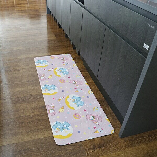 ケアベア (スイーツラブベア) キッチンマット【45cm×120cm】