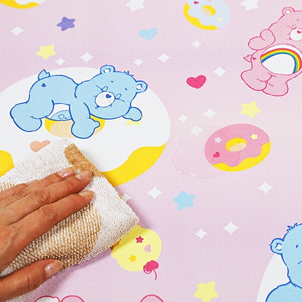 ケアベア (スイーツラブベア) PVCキッチンマット【45cm×180cm】