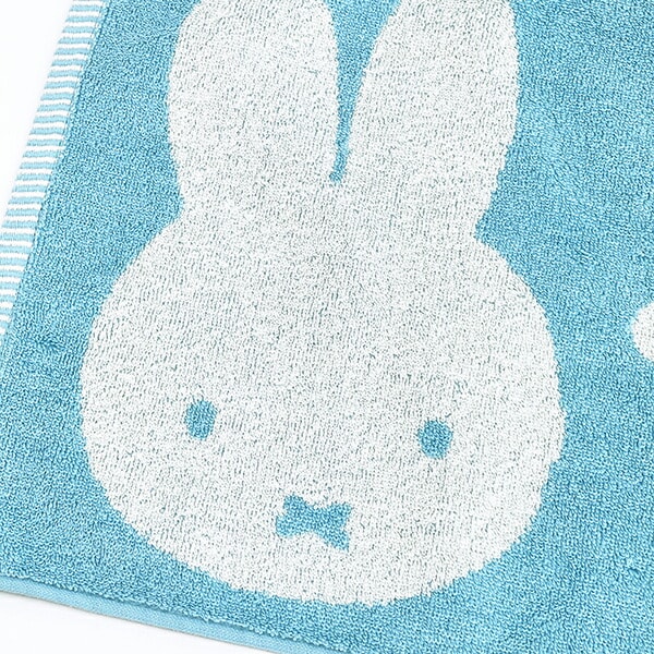 ミッフィー ミニタオルシート ブルー バスマット miffy