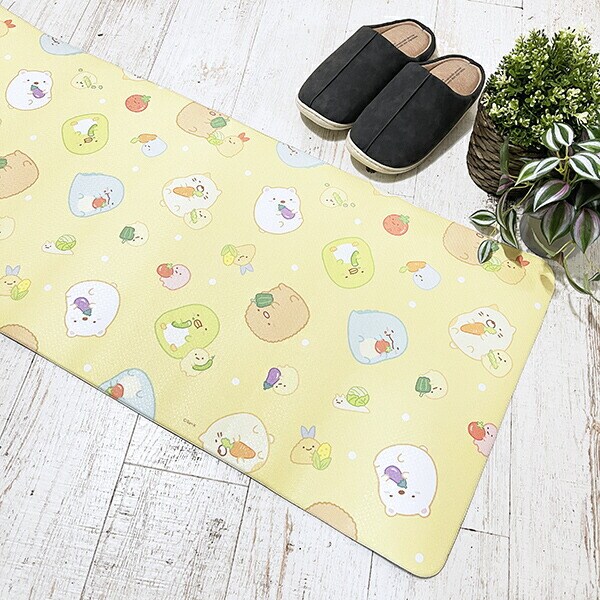 すみっコぐらし キッチンマット おやさいころころ 【45cm×180cm】 すみっこ