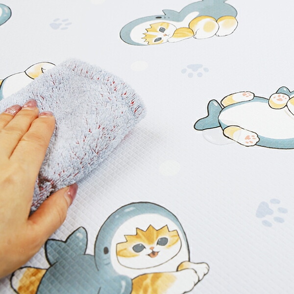 モフサンド (サメにゃんといっしょ) キッチンマット【45cm×120cm】 mofusand