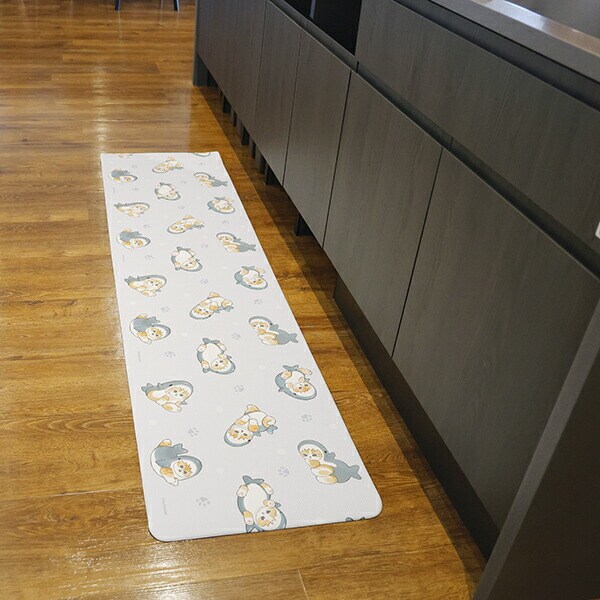 モフサンド (サメにゃんといっしょ) キッチンマット【45cm×180cm】 mofusand