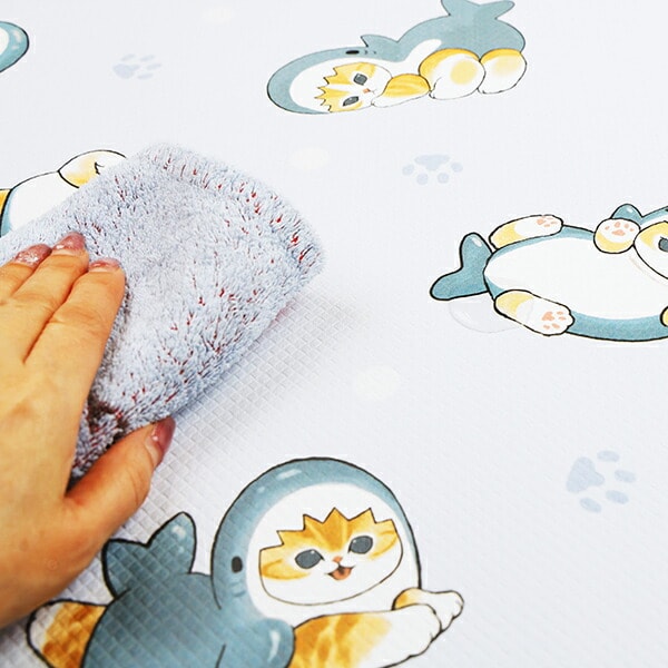 モフサンド (サメにゃんといっしょ) キッチンマット【45cm×240cm】 mofusand