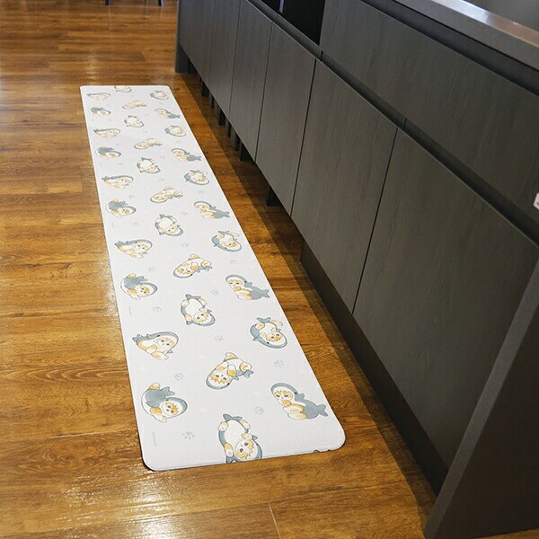 モフサンド (サメにゃんといっしょ) キッチンマット【45cm×240cm】 mofusand