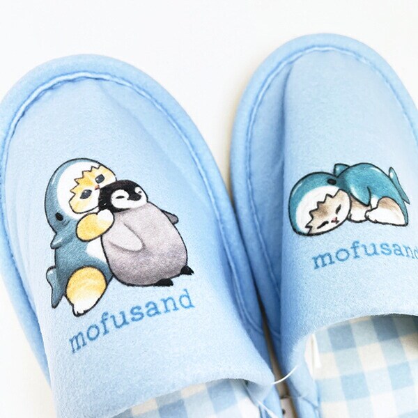 モフサンド サメにゃん スリッパ ルームシューズ mofusand