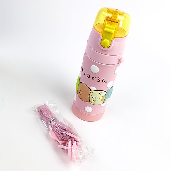 すみっコぐらし 3d rワンプッシュダイレクトボトル すみっコぐらし 水筒 すみっこぐらし ピンク