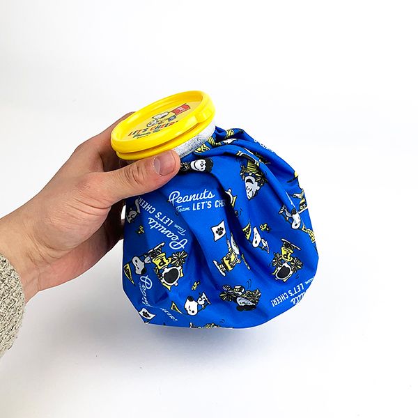 PEANUTS スヌーピー アイスバッグ　氷のう　M 氷袋 ブルー グッズ(MCD)