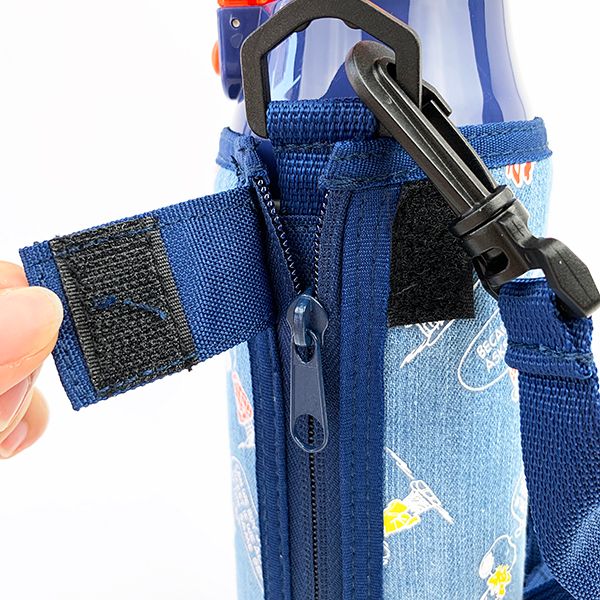 スヌーピー ダイレクトステンレスボトル ストライプ sn 青 グッズ