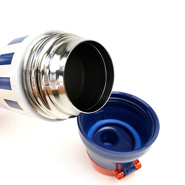 スヌーピー ダイレクトステンレスボトル ストライプ sn 青 グッズ