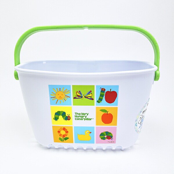 はらぺこあおむし ベビーおもちゃ入れ カゴ お風呂用品