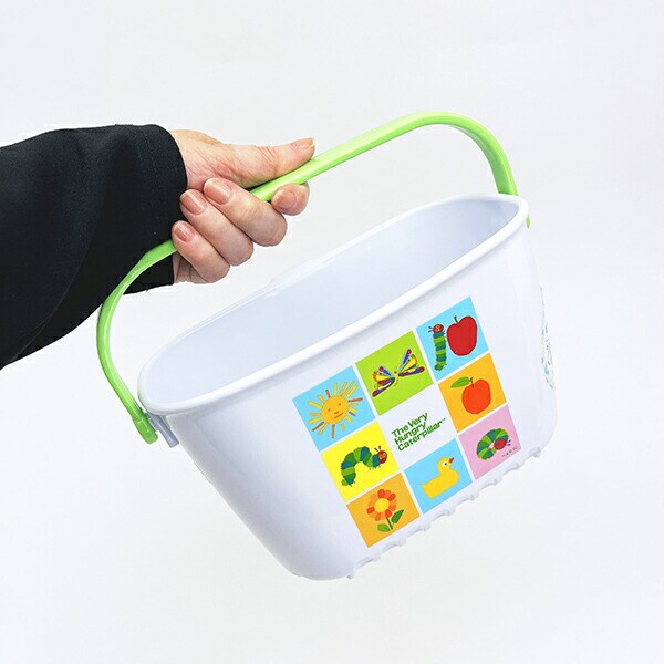 はらぺこあおむし ベビーおもちゃ入れ カゴ お風呂用品