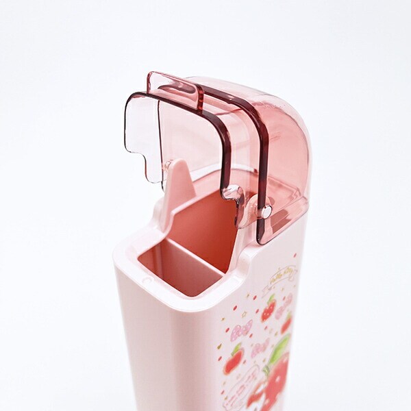 サンリオ ハローキティ ハピネスガール フード付角型箸立て キッチン 日本製 Sanrio