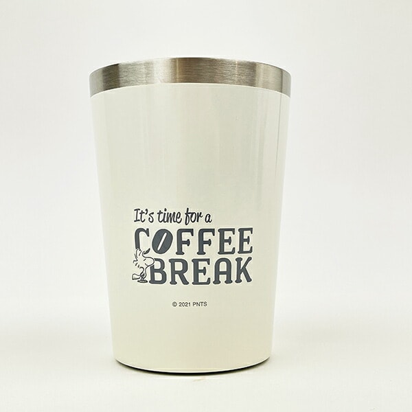 スヌーピー  コンビニコーヒー ステンレスタンブラー(M) ホワイト コップ  SNOOPY