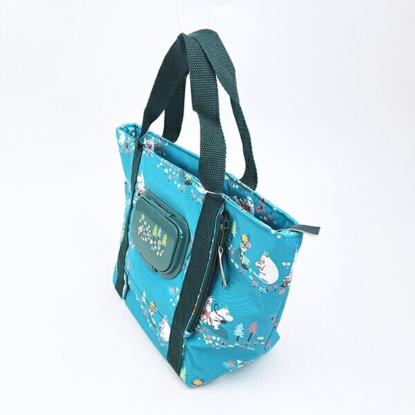 ムーミン ティッシュポケット ランチバッグ グリーン