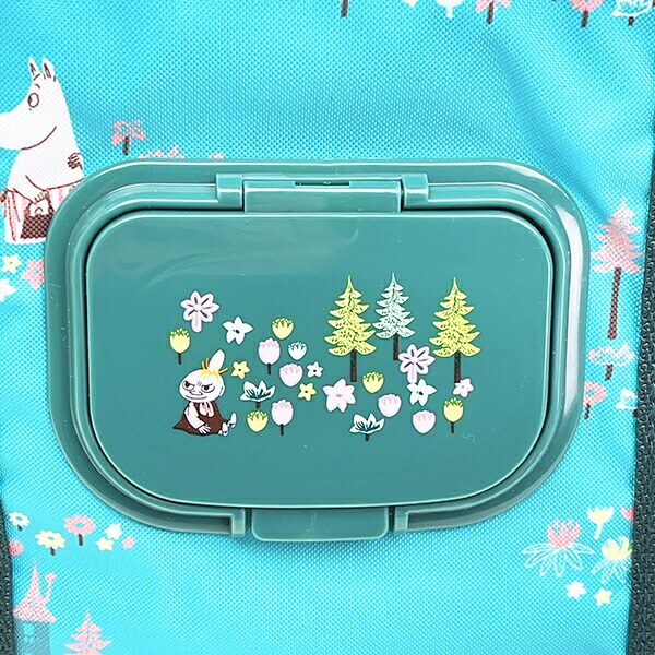 ムーミン ティッシュポケット ランチバッグ グリーン