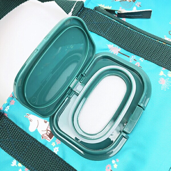 ムーミン ティッシュポケット ランチバッグ グリーン