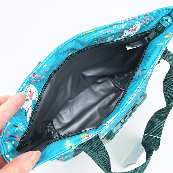 ムーミン ティッシュポケット ランチバッグ グリーン