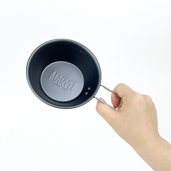 ＭＡＲＶＥＬ ロゴ 折り畳みハンドル付シェラカップ アウトドア