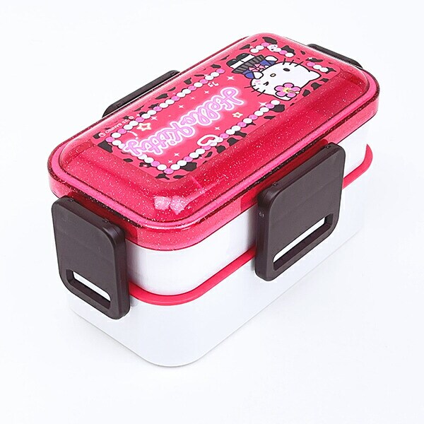 サンリオ ハローキティ 2段ふわっと弁当箱 ランチ 日本製 Sanrio