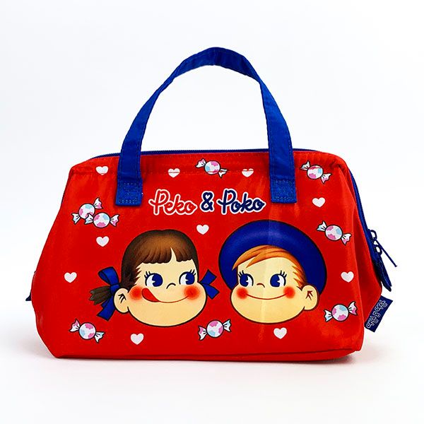 ペコちゃん がま口型 ランチバック ランチトート バッグ ランチ用品 遠足 学校 オフィス