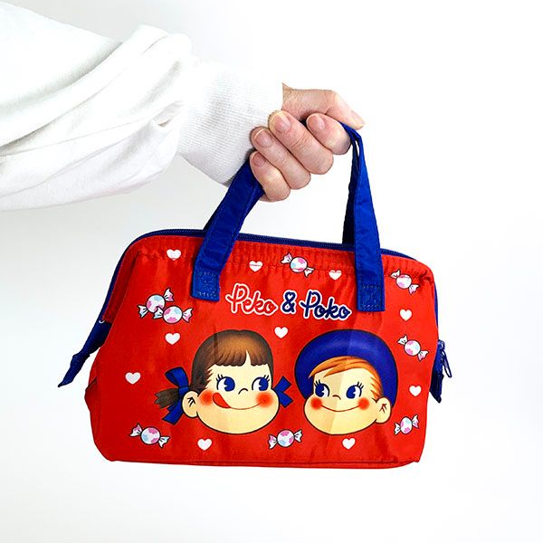 ペコちゃん がま口型 ランチバック ランチトート バッグ ランチ用品 遠足 学校 オフィス