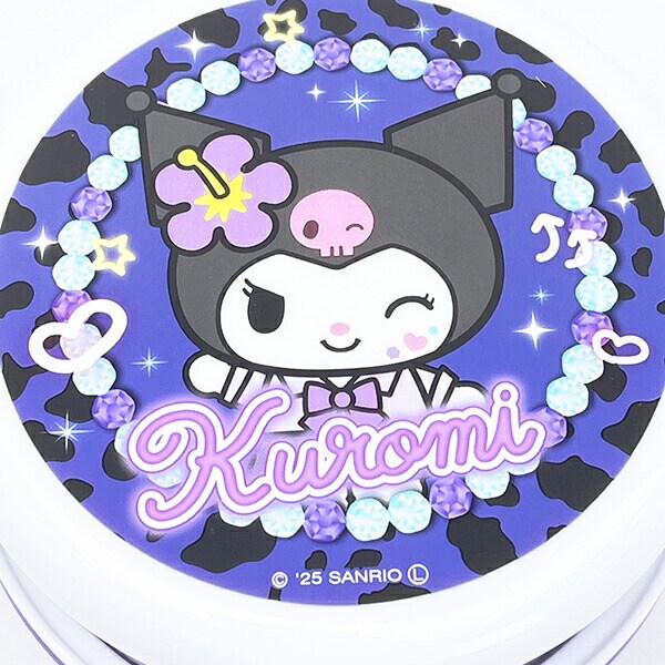 サンリオ クロミ 丸型ランチボックス2段（フォーク付き） お弁当箱 日本製 Sanrio