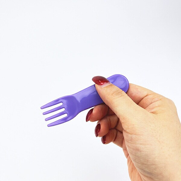 サンリオ クロミ 丸型ランチボックス2段（フォーク付き） お弁当箱 日本製 Sanrio