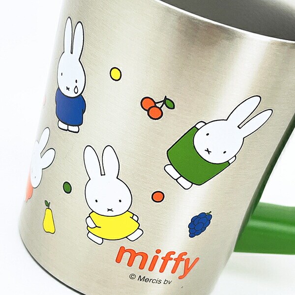 ミッフィー miffy 真空ステンレスハンドル付マグカップ コップ