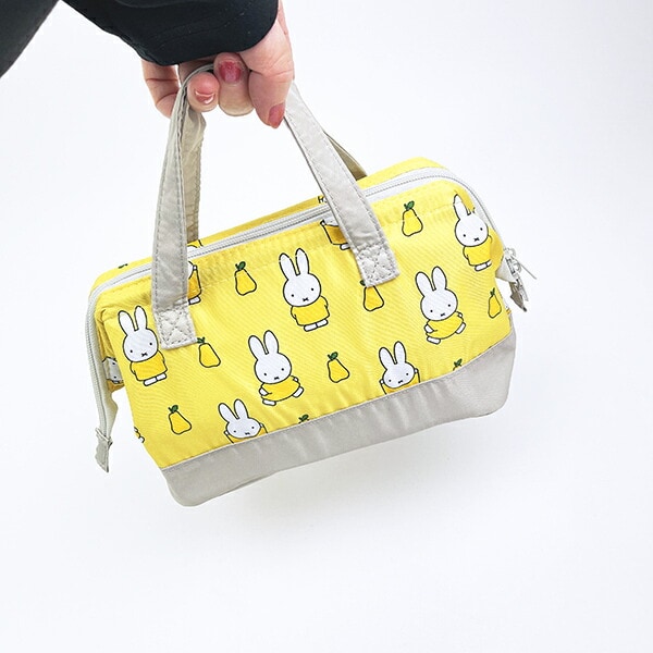 ミッフィー miffy 保冷がま口ランチバッグ(M)