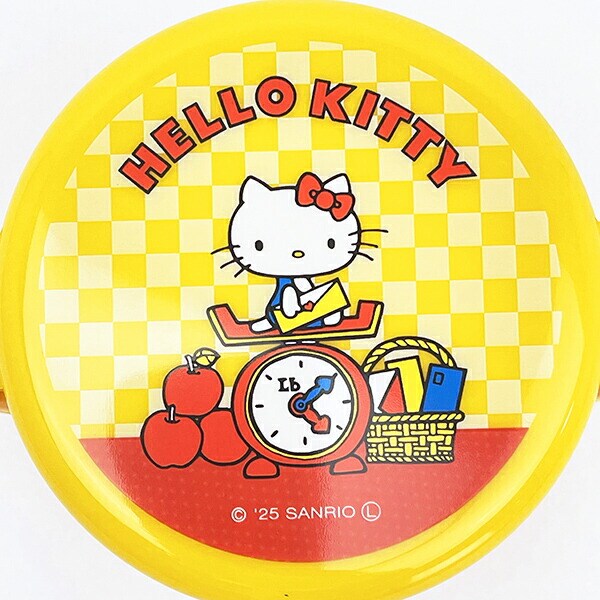 サンリオ ハローキティ 丸型ランチボックス2段（フォーク付き） お弁当箱 日本製 Sanrio