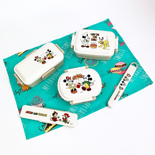ディズニー ミッキーフレンズ クッキング お弁当箱 抗菌ふわっとタイトラン ランチボックス 学校 オフィス キッチン