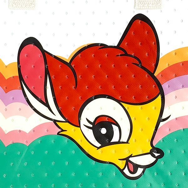 ディズニー レトロシリーズ バンビ 不織布保冷 バッグ ランチバッグ ランチ 学校 オフィス キッチン