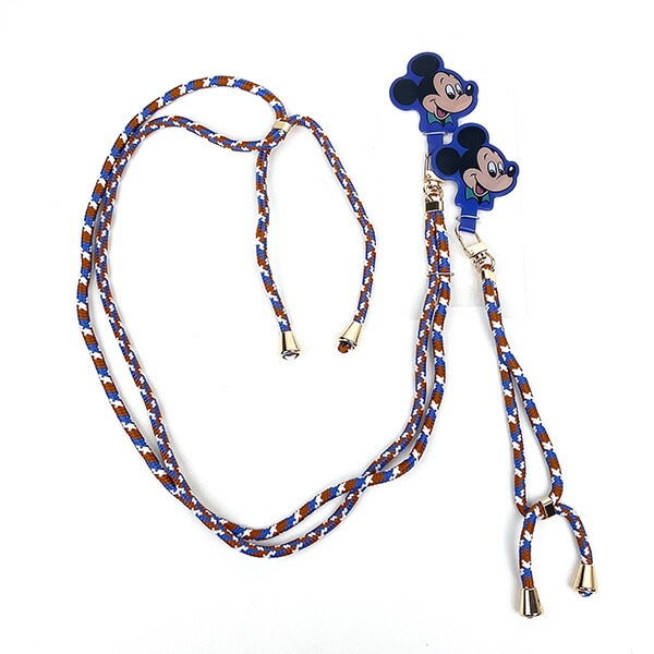 ディズニー レトロ ミッキーマウス 携帯ロープストラップ スマホ関連 スマホショルダー Disney