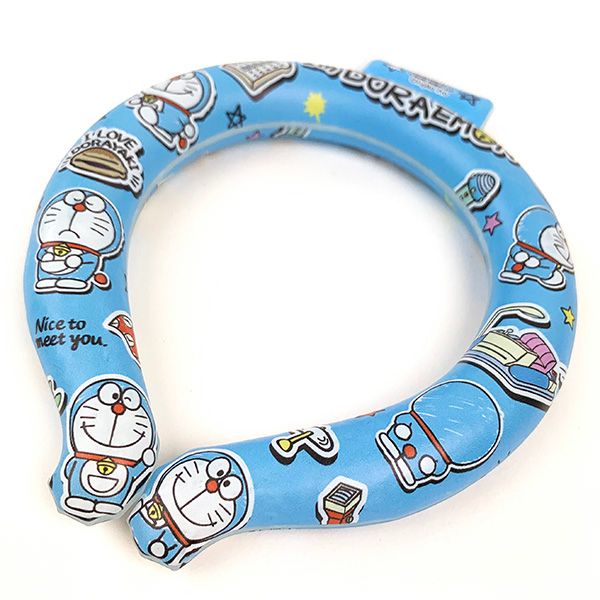 ドラえもん 涼感リング(M) I’ｍDORAEMON ブルー 暑さ・熱中症対策グッズ