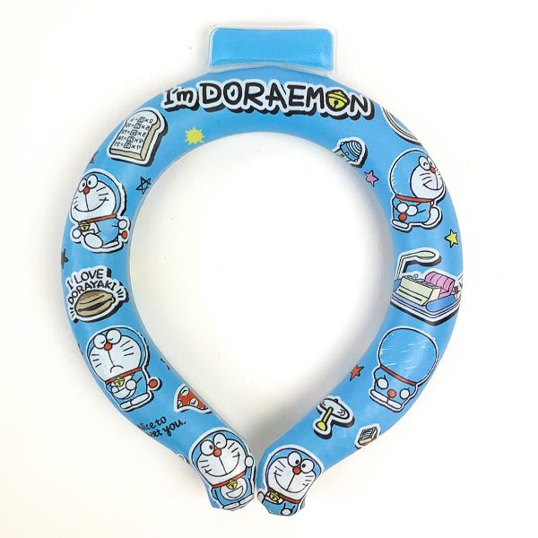 ドラえもん 涼感リング(M) I’ｍDORAEMON ブルー 暑さ・熱中症対策グッズ