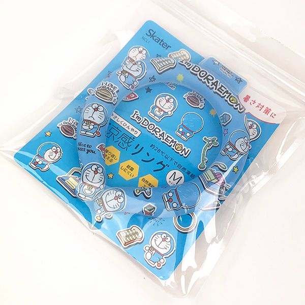 ドラえもん 涼感リング(M) I’ｍDORAEMON ブルー 暑さ・熱中症対策グッズ