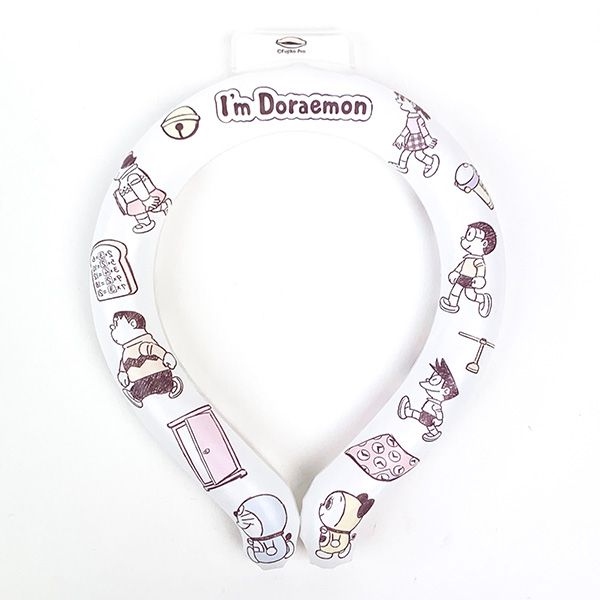 ドラえもん 涼感リング(L) I’ｍ DORAEMON ホワイト