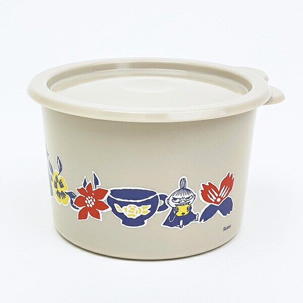 ムーミン ワンタッチシール容器(Ｓ) グレー キッチン