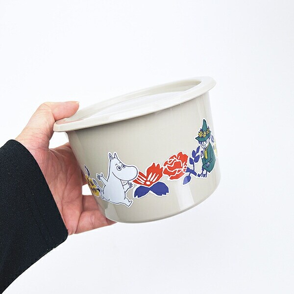 ムーミン ワンタッチシール容器(Ｓ) グレー キッチン
