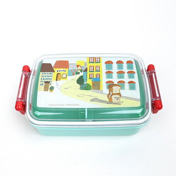 パンどろぼう ふわっとタイトランチボックス ラウンド 入園入学 新学期 お弁当 ランチ キッチン グリーン